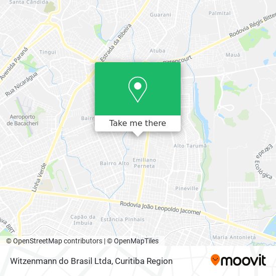 Witzenmann do Brasil Ltda map