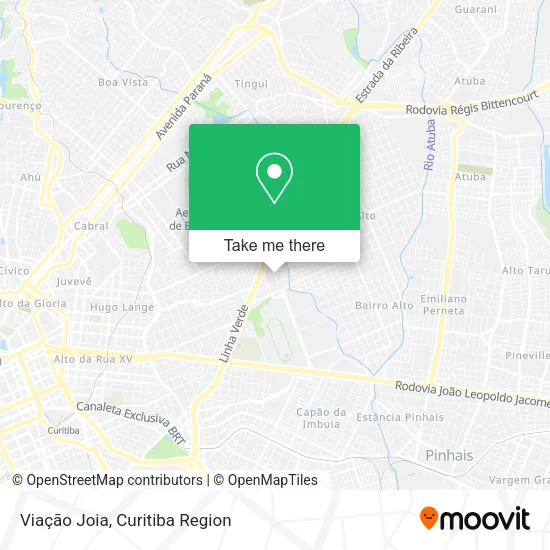 Viação Joia map