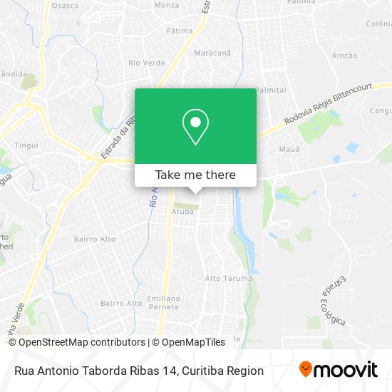 Rua Antonio Taborda Ribas 14 map