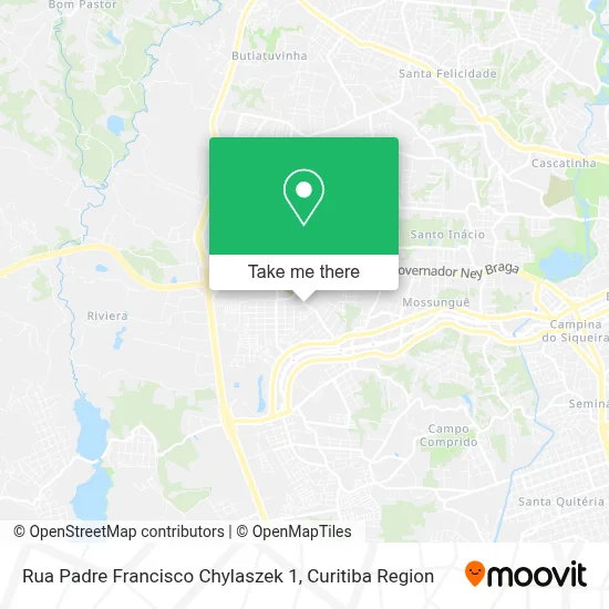 Rua Padre Francisco Chylaszek 1 map