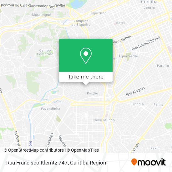 Rua Francisco Klemtz 747 map