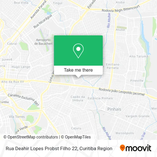 Rua Deahir Lopes Probst Filho 22 map