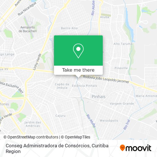 Conseg Administradora de Consórcios map