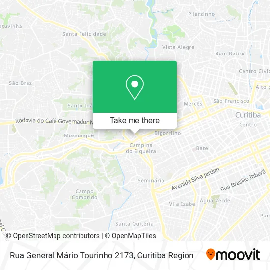 Rua General Mário Tourinho 2173 map