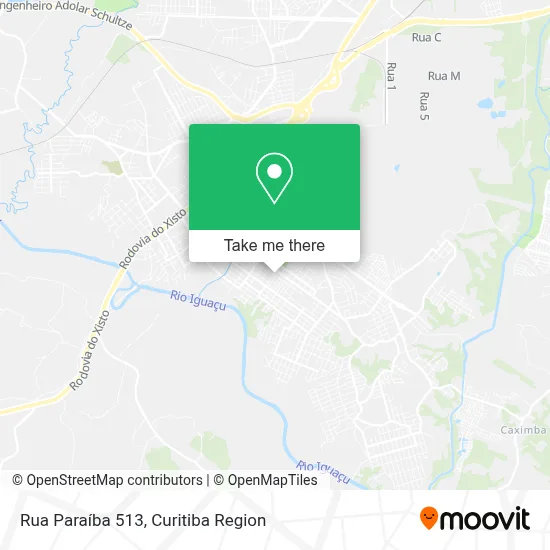 Rua Paraíba 513 map