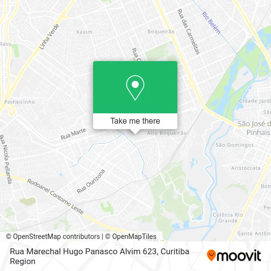 Rua Marechal Hugo Panasco Alvim 623 map