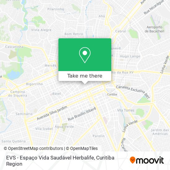 EVS - Espaço Vida Saudável Herbalife map