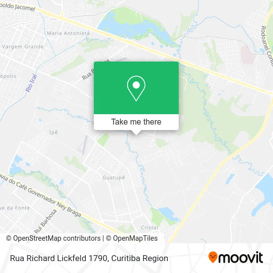 Rua Richard Lickfeld 1790 map