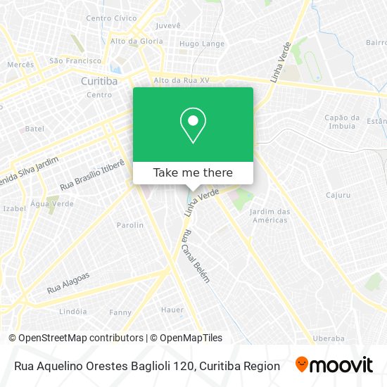 Rua Aquelino Orestes Baglioli 120 map