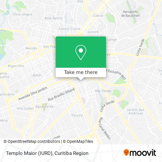 Templo Maior (IURD) map