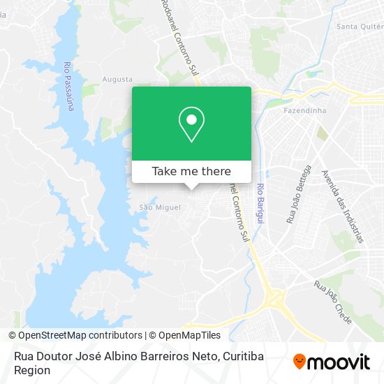 Rua Doutor José Albino Barreiros Neto map