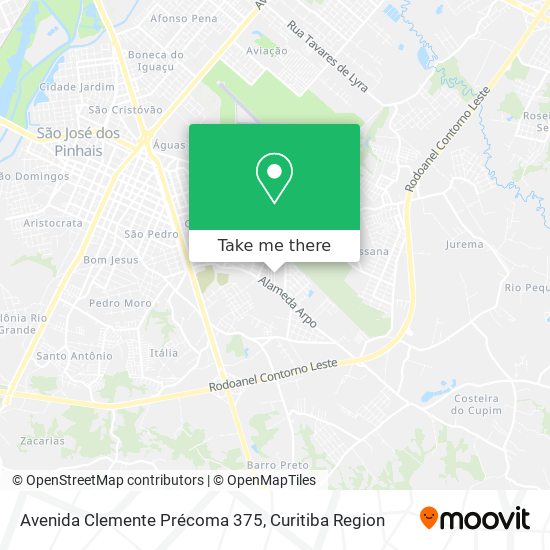 Mapa Avenida Clemente Précoma 375
