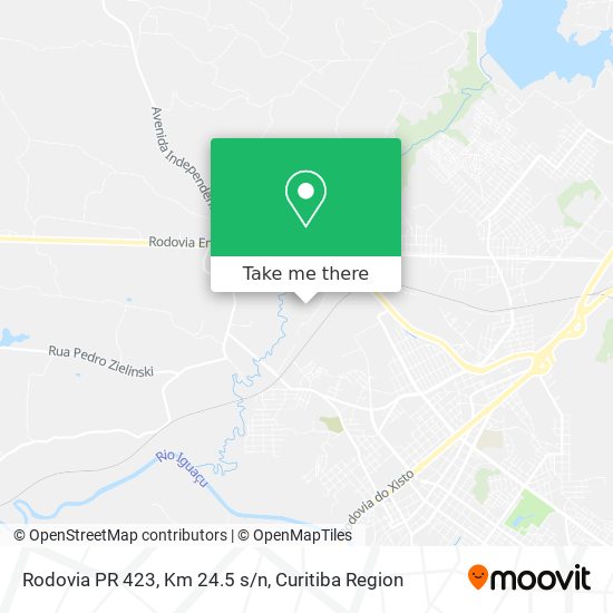 Rodovia PR 423, Km 24.5 s/n map
