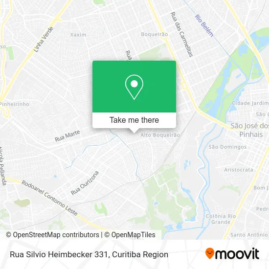 Rua Silvio Heimbecker 331 map