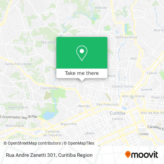 Rua Andre Zanetti 301 map