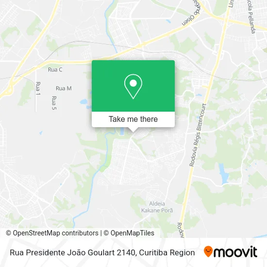 Rua Presidente João Goulart 2140 map