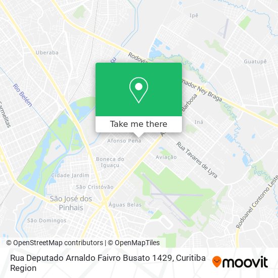 Rua Deputado Arnaldo Faivro Busato 1429 map