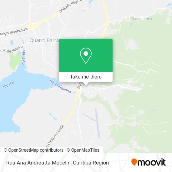 Rua Ana Andreatta Mocelin map