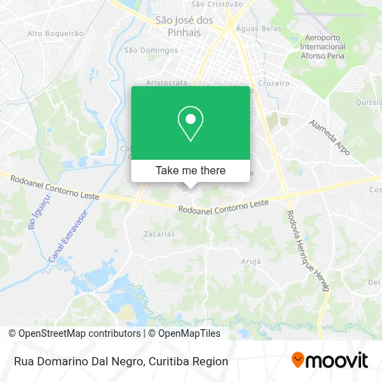 Rua Domarino Dal Negro map