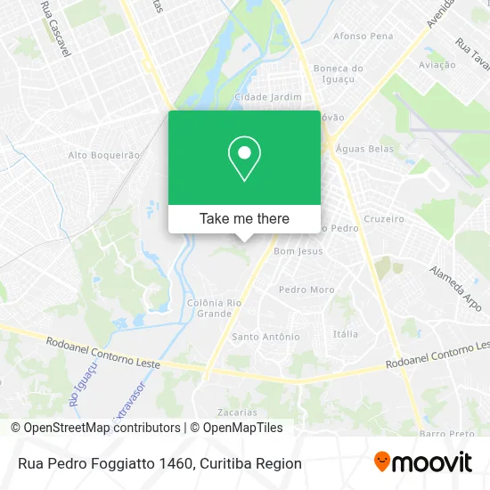 Rua Pedro Foggiatto 1460 map