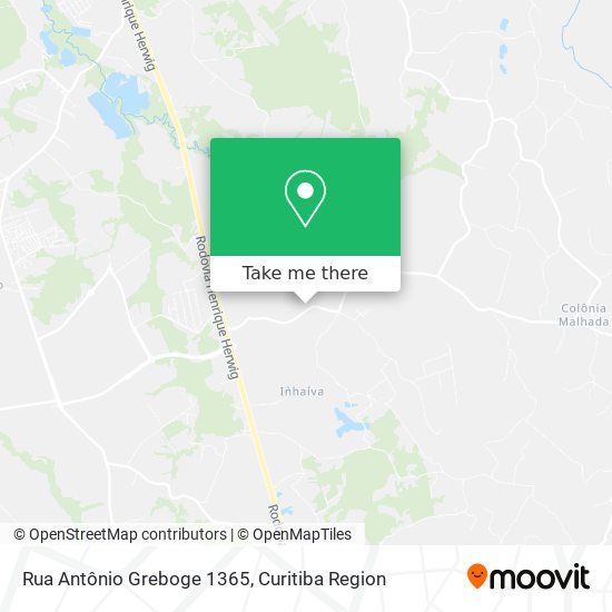 Rua Antônio Greboge 1365 map