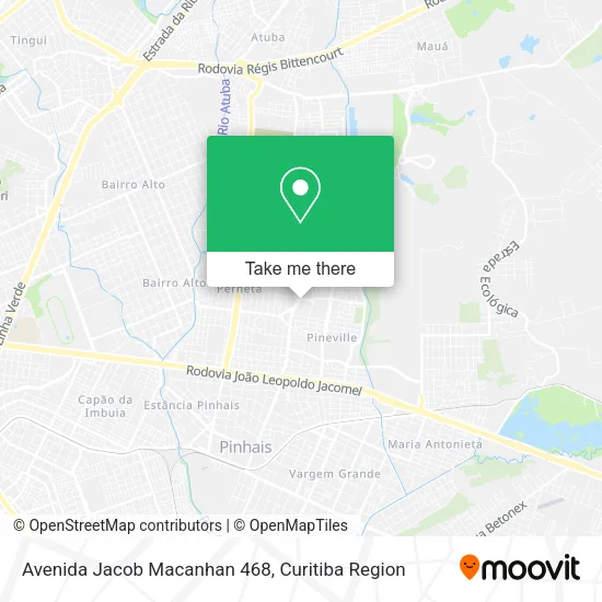 Avenida Jacob Macanhan 468 map