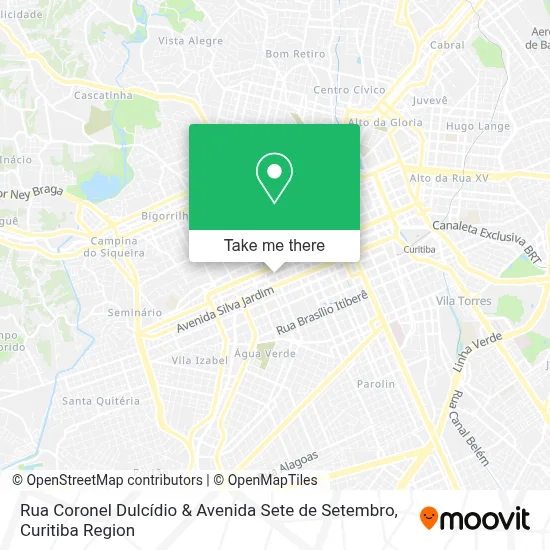 Rua Coronel Dulcídio & Avenida Sete de Setembro map