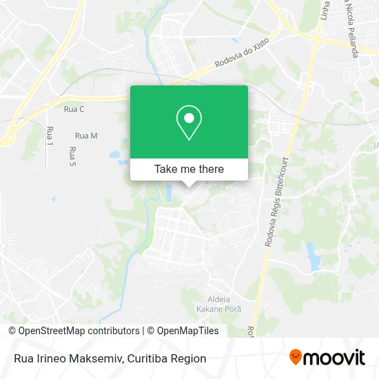 Rua Irineo Maksemiv map
