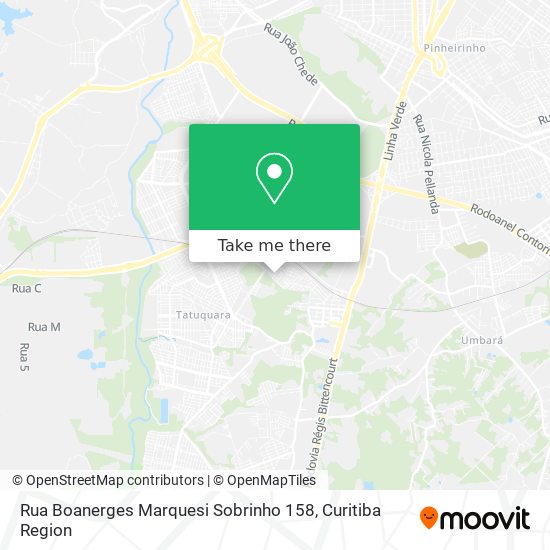 Rua Boanerges Marquesi Sobrinho 158 map