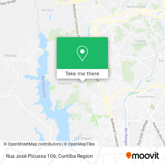 Rua José Picussa 106 map
