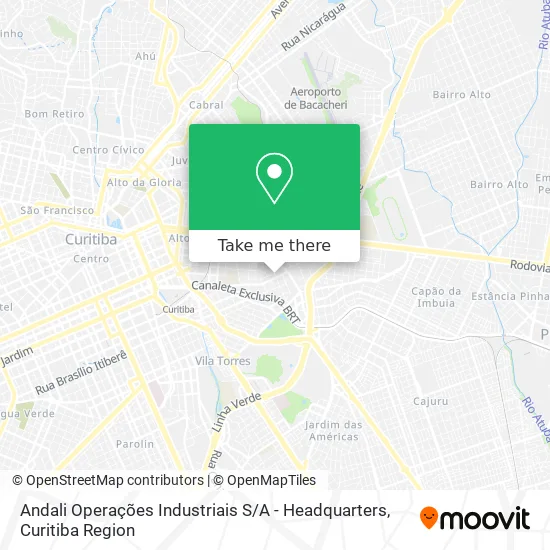 Andali Operações Industriais S / A - Headquarters map