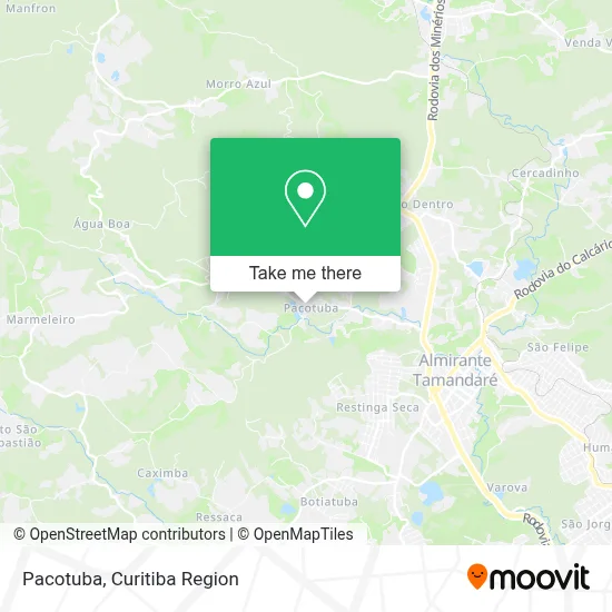 Pacotuba map