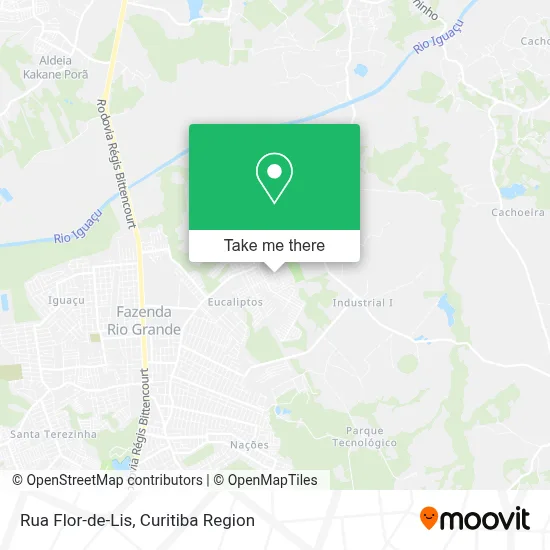 Rua Flor-de-Lis map