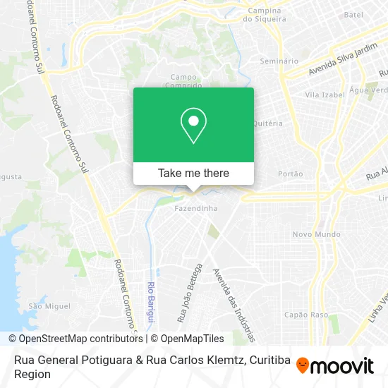 Rua General Potiguara & Rua Carlos Klemtz map