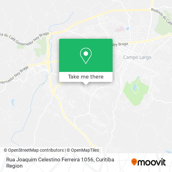 Rua Joaquim Celestino Ferreira 1056 map