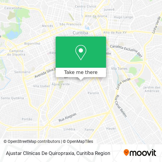Ajustar Clínicas De Quiropraxia map