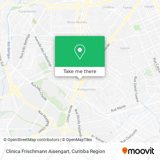 Clinica Frischmann Aisengart map