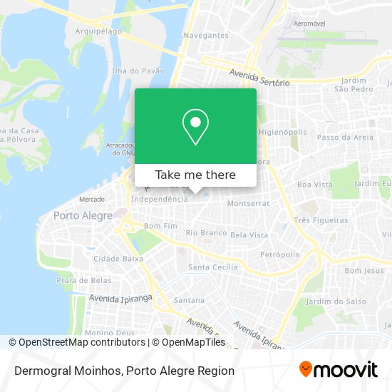 Dermogral Moinhos map