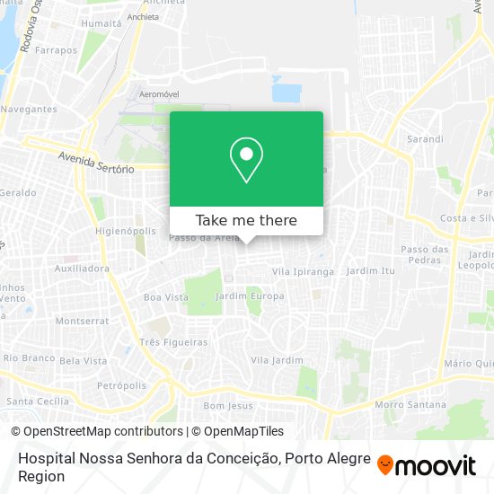 Hospital Nossa Senhora da Conceição map