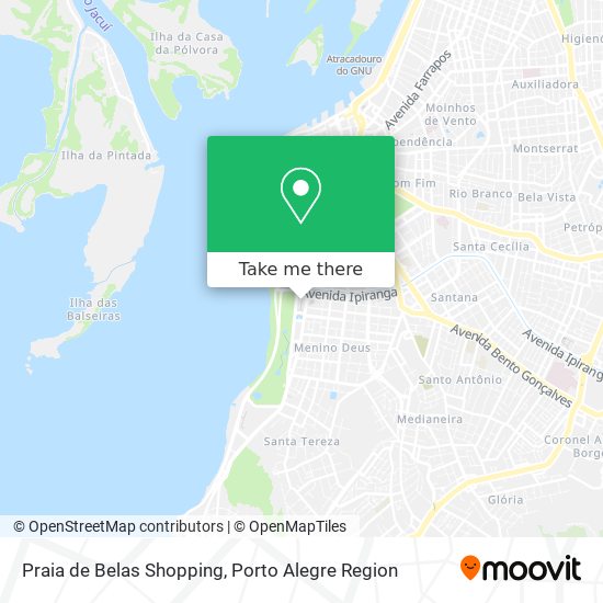 Praia de Belas Shopping map