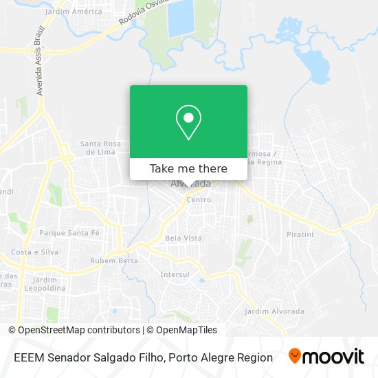 Mapa EEEM Senador Salgado Filho