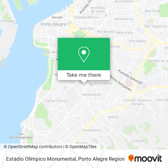 Estádio Olímpico Monumental map