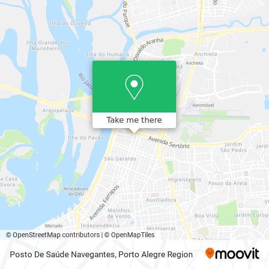 Posto De Saúde Navegantes map