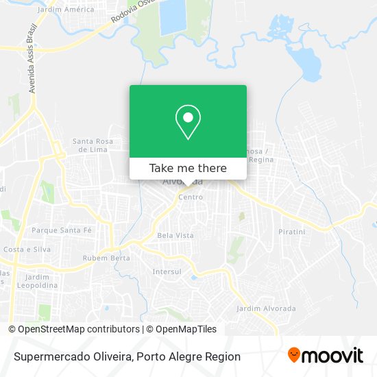 Mapa Supermercado Oliveira