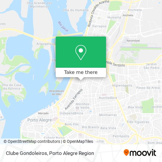 Clube Gondoleiros map