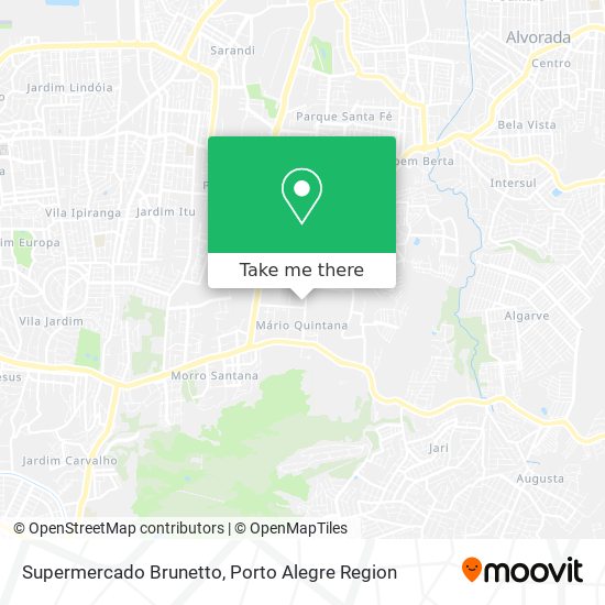 Supermercado Brunetto map