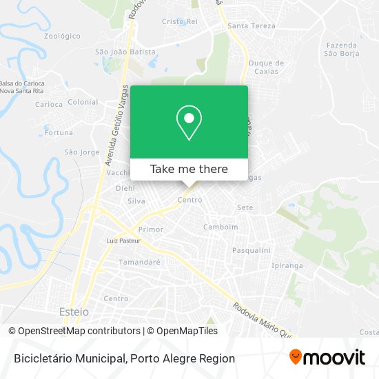 Bicicletário Municipal map