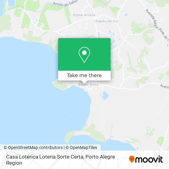Casa Lotérica Loteria Sorte Certa map