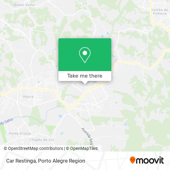 Car Restinga map