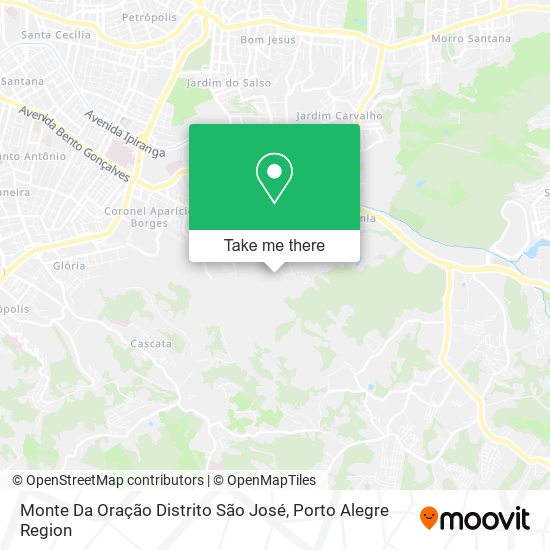 Monte Da Oração Distrito São José map